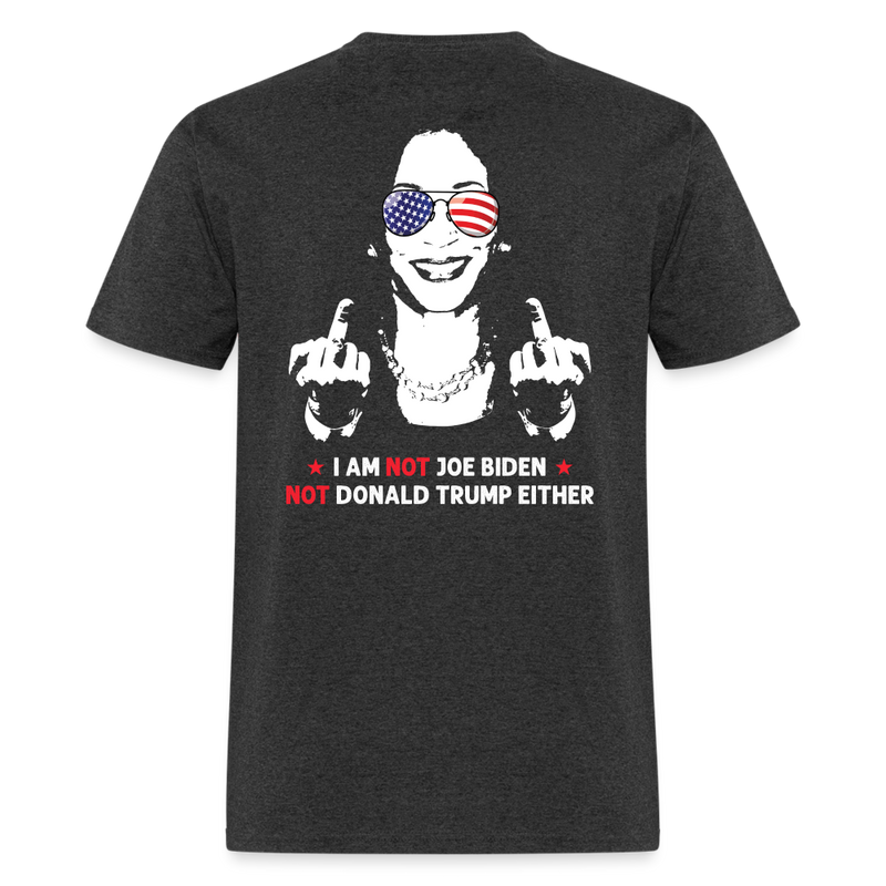 Not Donald Trump Either T Shirt - heather black
