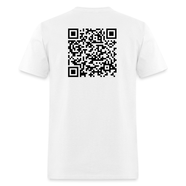 Proverbs 24:16 Verse QR Code T Shirt - white