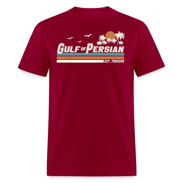 Gulf Of Persian T Shirt - dark red