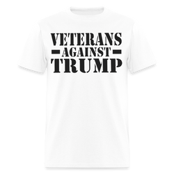 Veterans Againts Trump T Shirt - 13 - white