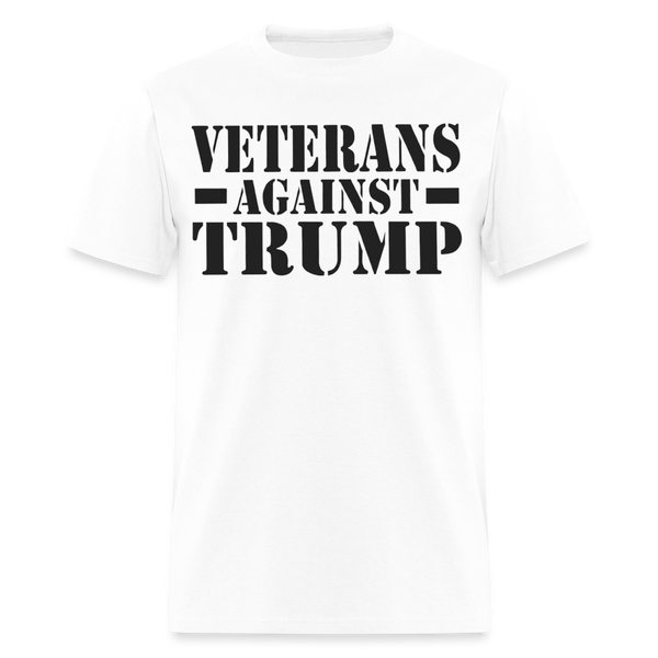 Veterans Againts Trump T Shirt - 13 - white