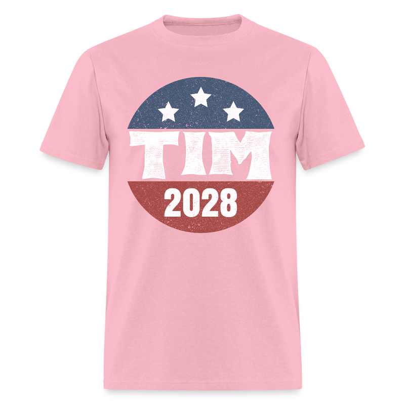 Tim Walz 2028 T Shirt - pink