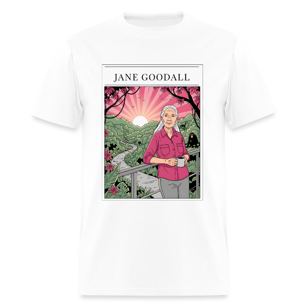 RIP Jane Goodall T Shirt - 4 - white