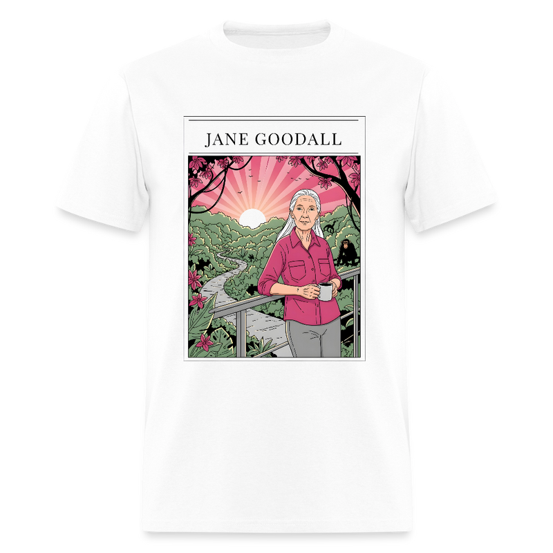 RIP Jane Goodall T Shirt - 4 - white
