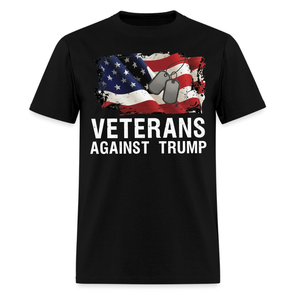 Veterans Againts Trump T Shirt - 6 - black