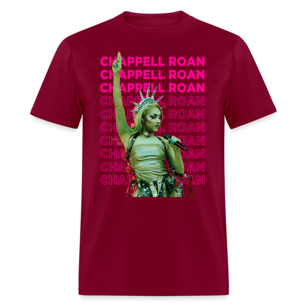 Chappell Roan T Shirt - burgundy