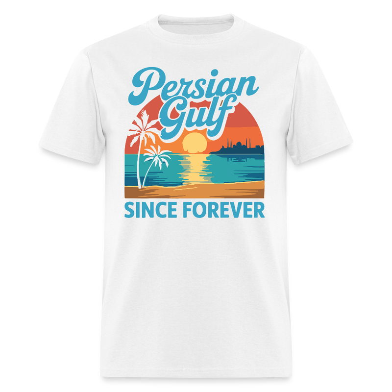 Persian Gulf Since Forever T Shirt - white