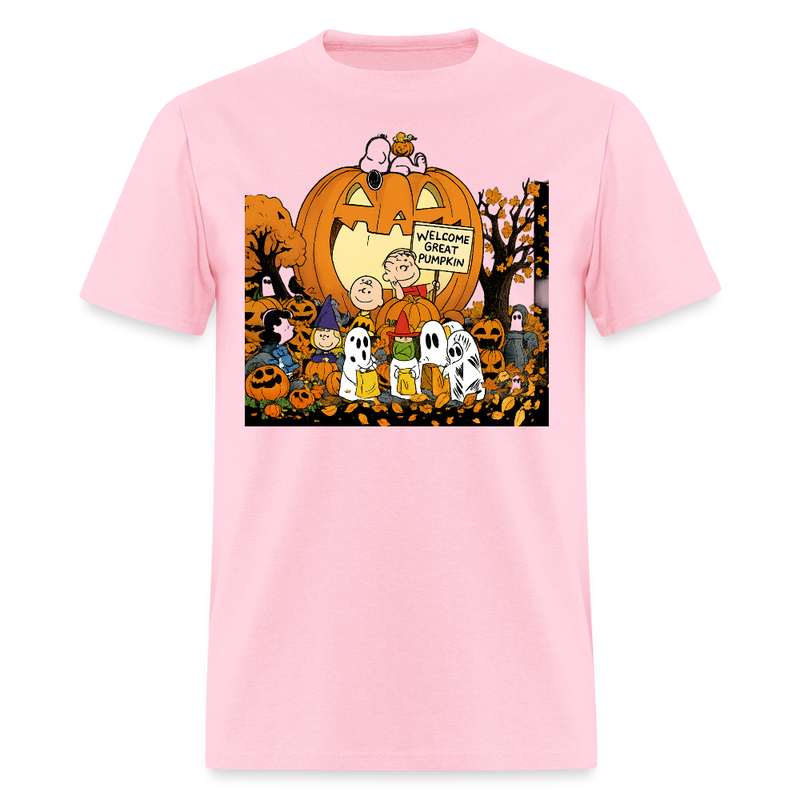 Great Pumpkin Halloween T Shirt - pink