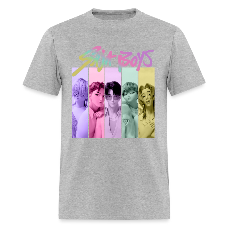Saja Boys Kpop Demon Hunters Vintage T Shirt - heather gray