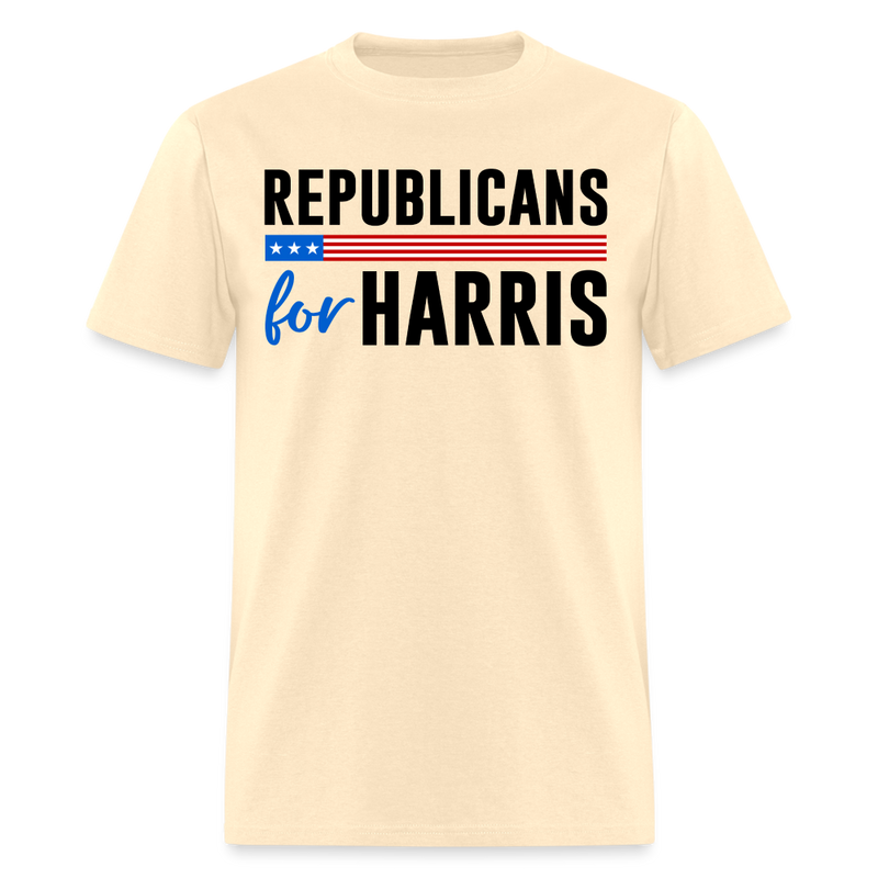 Republicans For Harris White T Shirt - natural