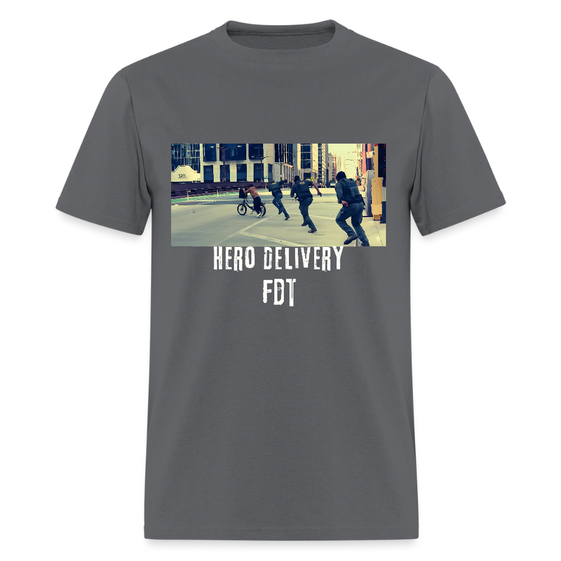 Hero Delivery FDT T Shirt - charcoal