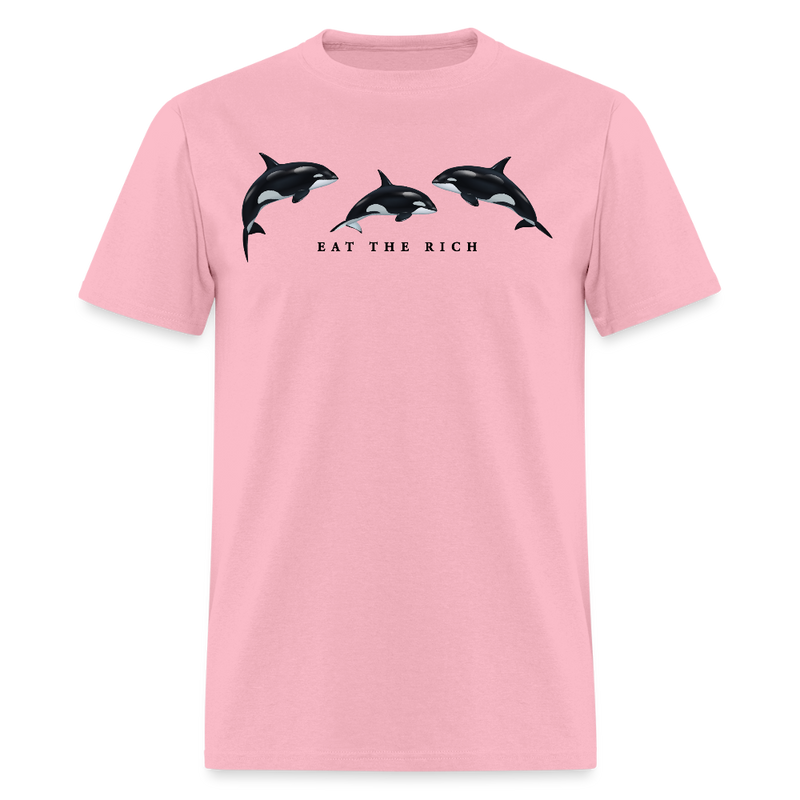 Eat The Rich T Shirt - 2 - pink
