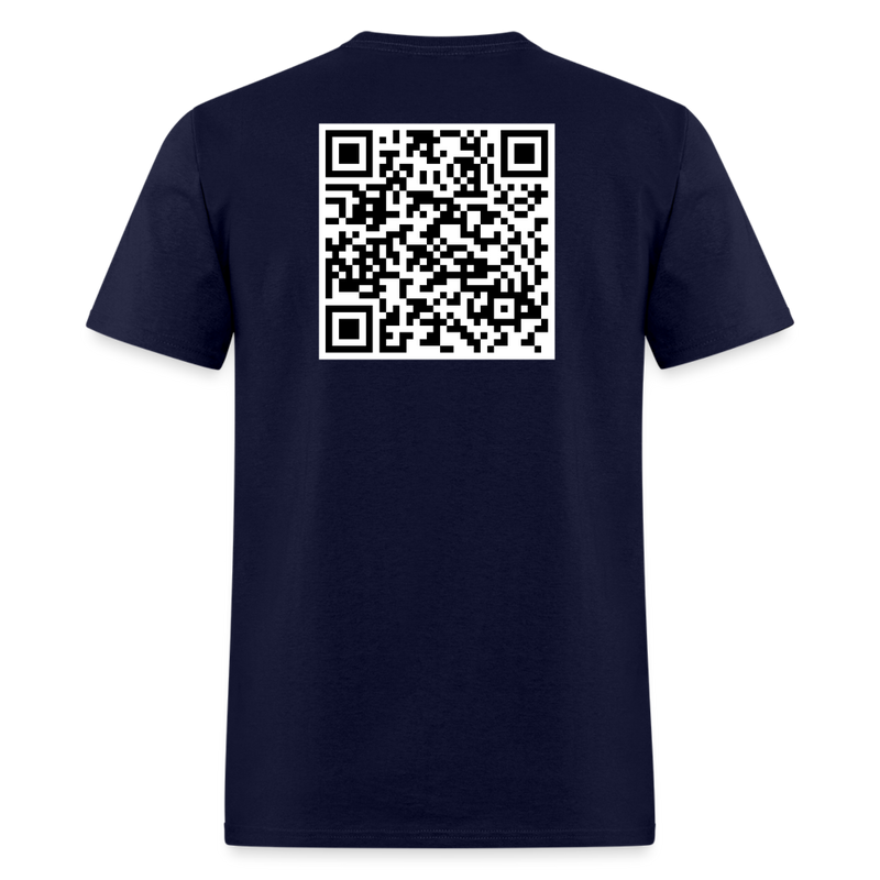 Isaiah QR Code T Shirt - navy