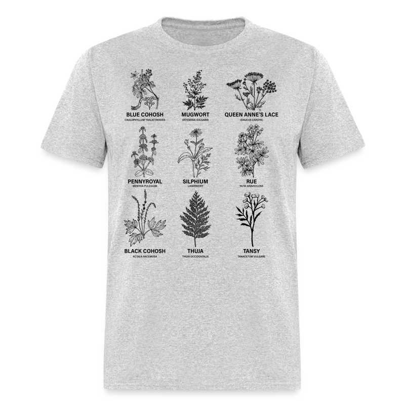 Herbs For Reproductive Freedom T Shirt - heather gray