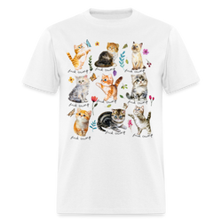 Subtle Fuck Trump Kitten T Shirt - white