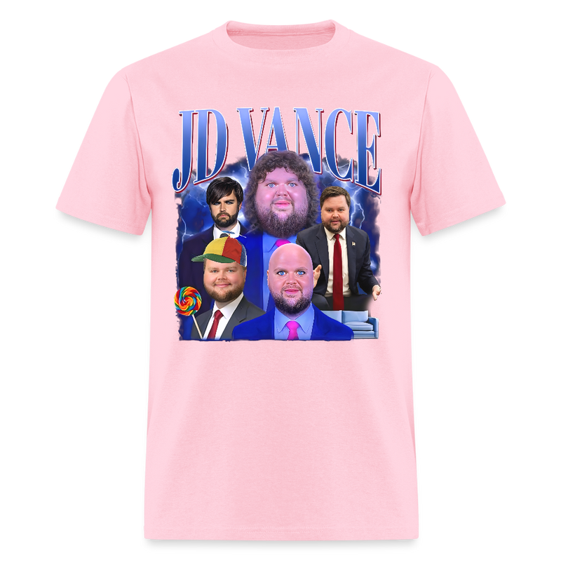 JD Vance Meme T Shirt - pink