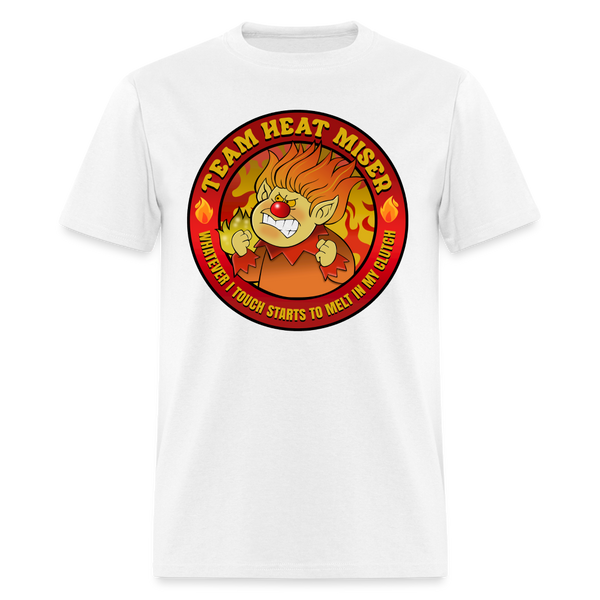 Team Heat Miser T Shirt - white