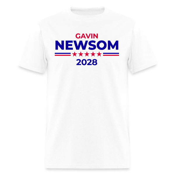 Gavin Newsom 2028 T Shirt - white