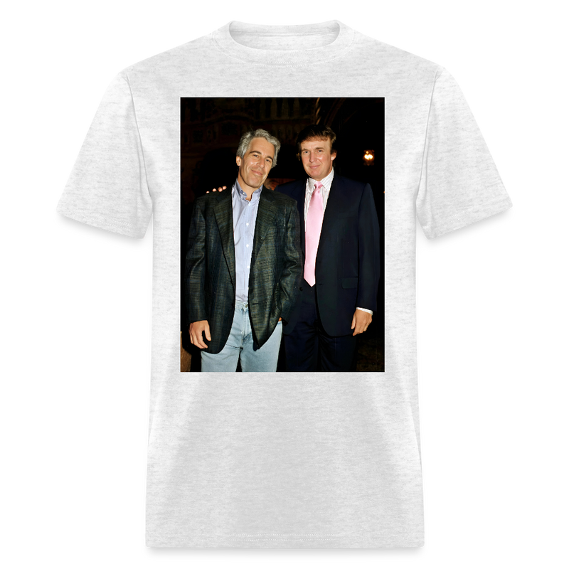 Jeffrey Epstein and Donald Trump 1997 T Shirt - light heather gray