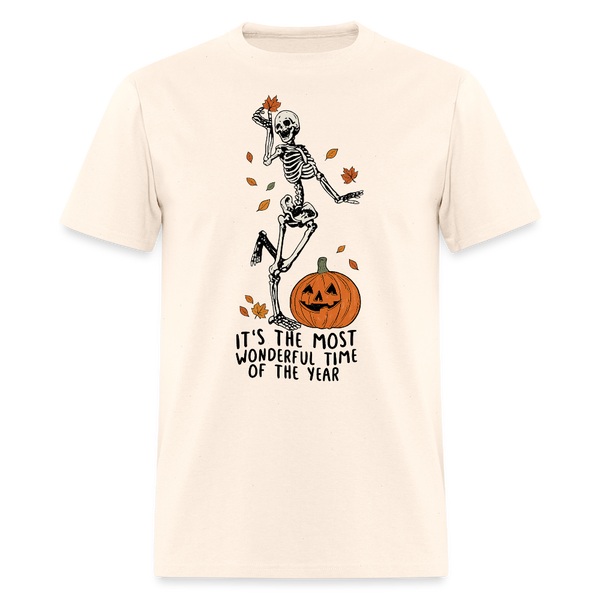 Halloween Autumn Pumpkin T Shirt - natural