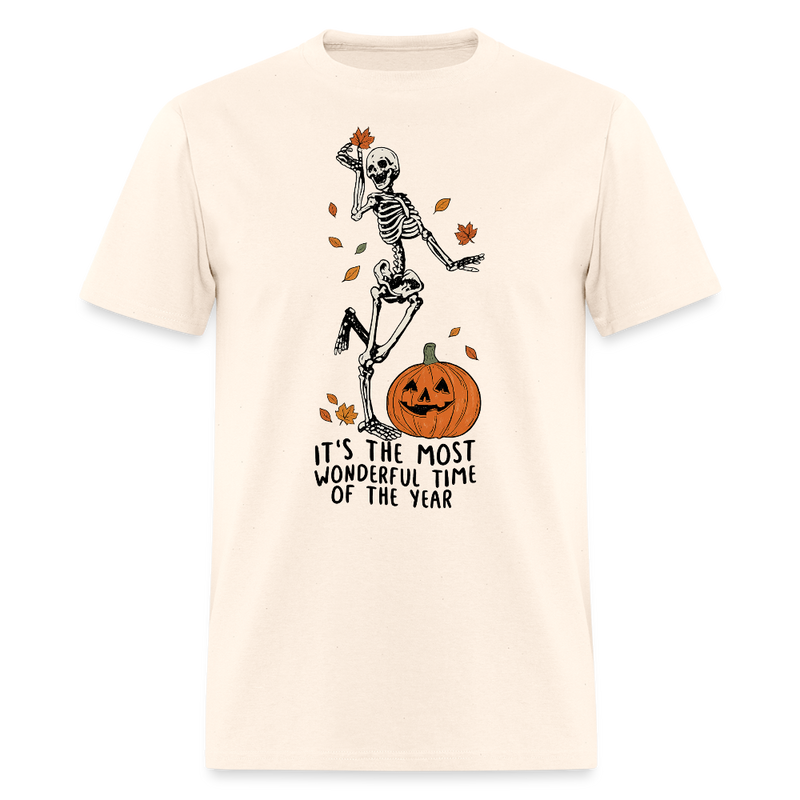 Halloween Autumn Pumpkin T Shirt - natural
