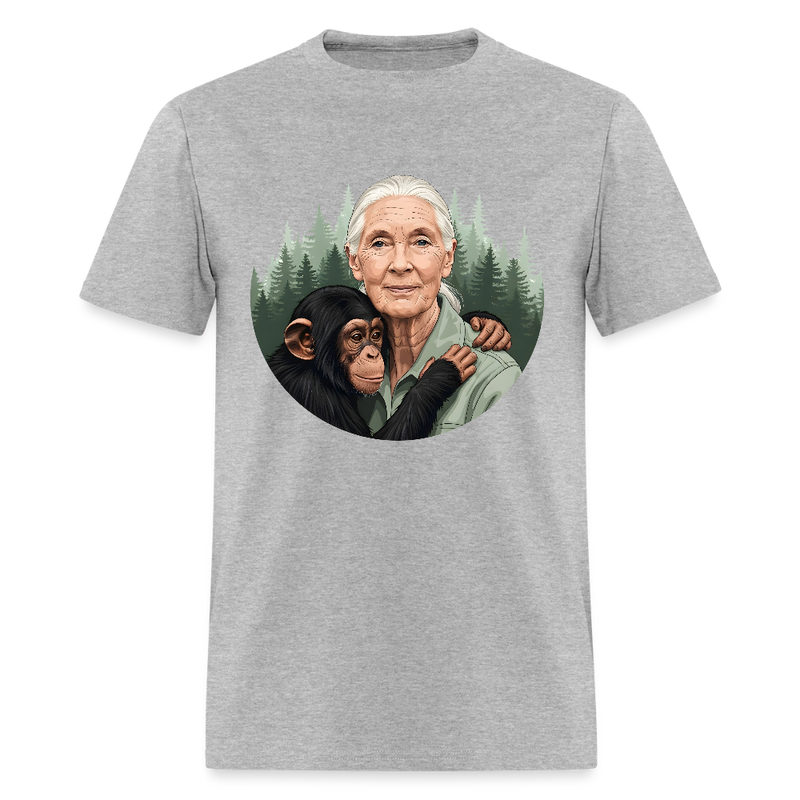 RIP Jane Goodall T Shirt - 2 - heather gray