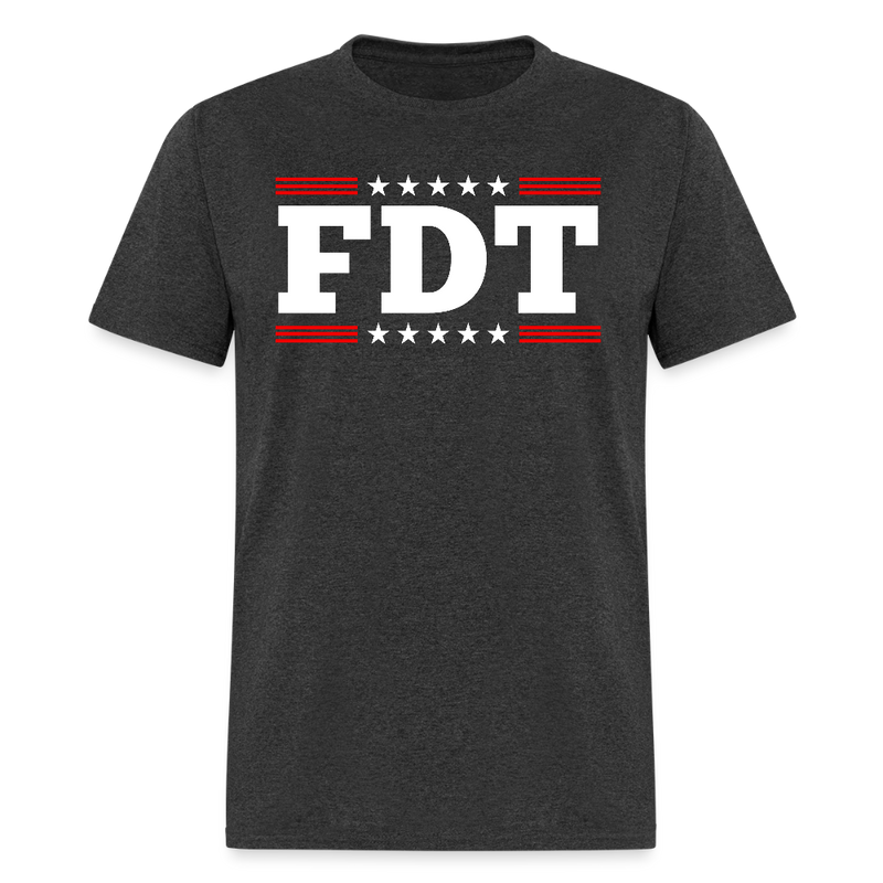 Anti Trump FDT T Shirt - 2 - heather black
