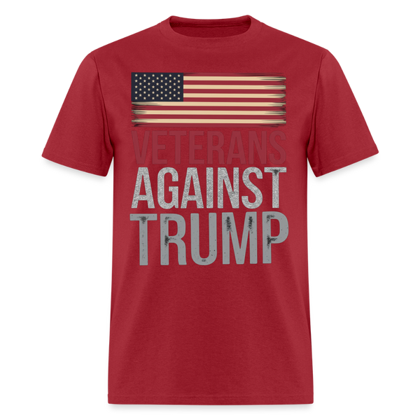 Veterans Againts Trump T Shirt - 18 - dark red