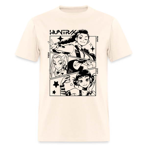 Kpop Demon Hunters Huntrix Mira Rumi Joey T Shirt - natural