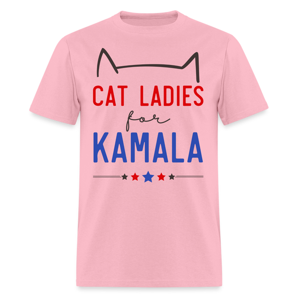 Cat Ladies For Kamala T Shirt - pink