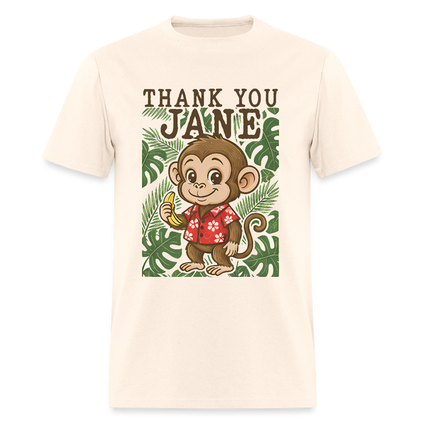 Thank You Jane Goodall T Shirt - 2 - natural
