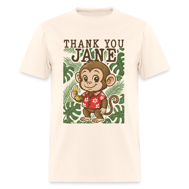 Thank You Jane Goodall T Shirt - 2 - natural