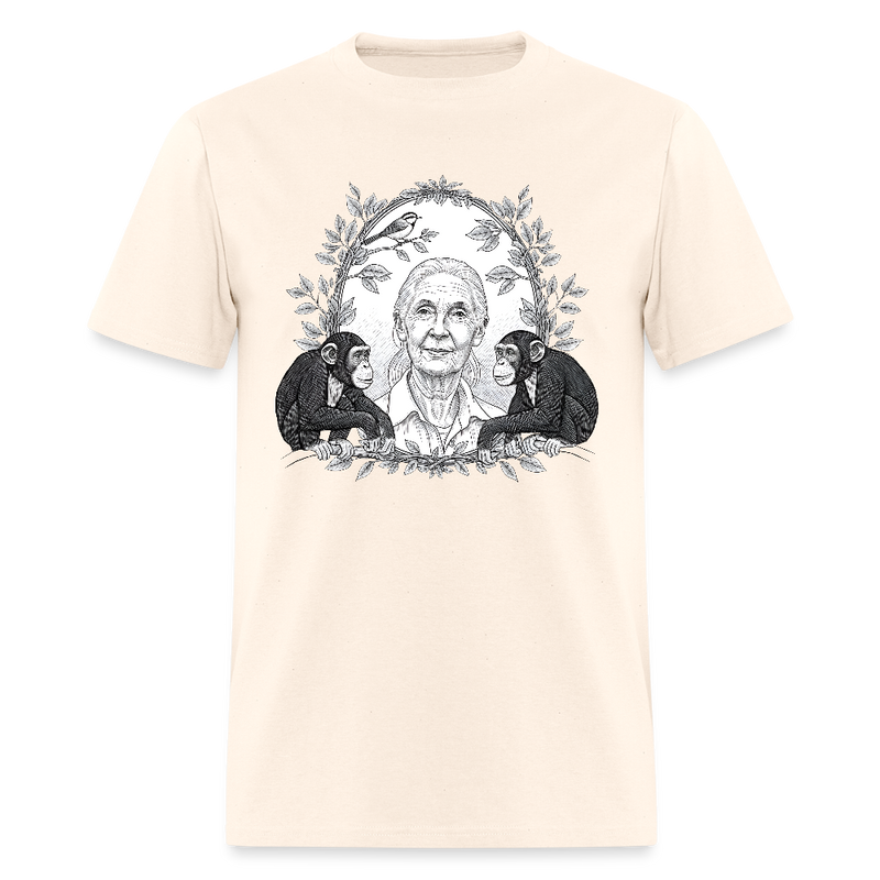 RIP Jane Goodall T Shirt - 3 - natural