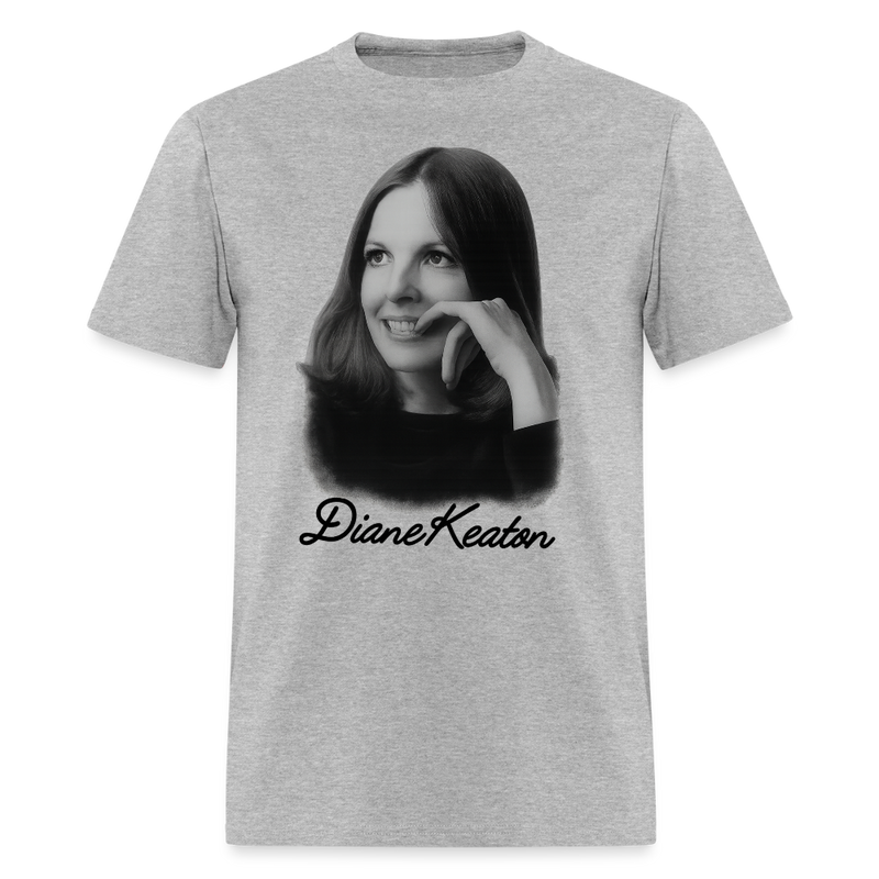 Diane Keaton T Shirt - 21 - heather gray