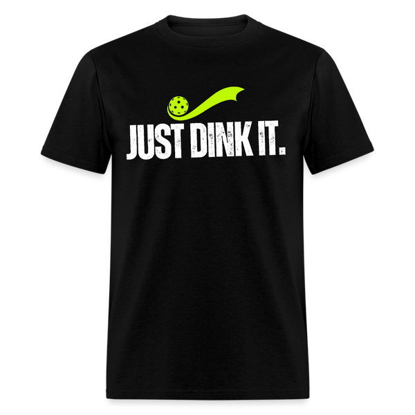 Just Dink It Pickleball T Shirt - black