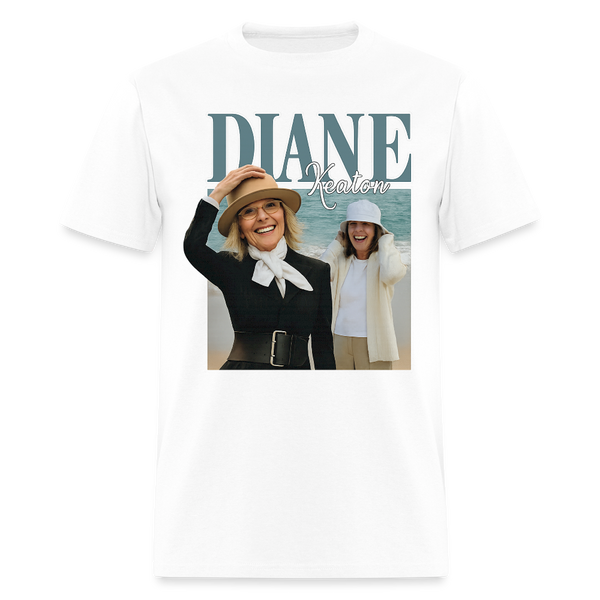 Diane Keaton T Shirt - 6 - white