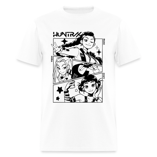 Kpop Demon Hunters Huntrix Mira Rumi Joey T Shirt - white