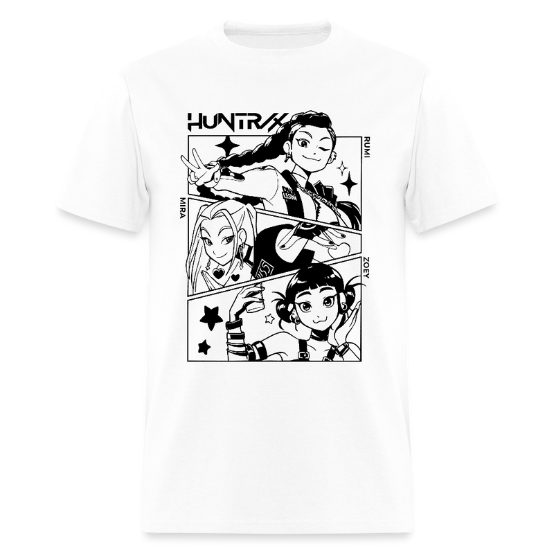 Kpop Demon Hunters Huntrix Mira Rumi Joey T Shirt - white