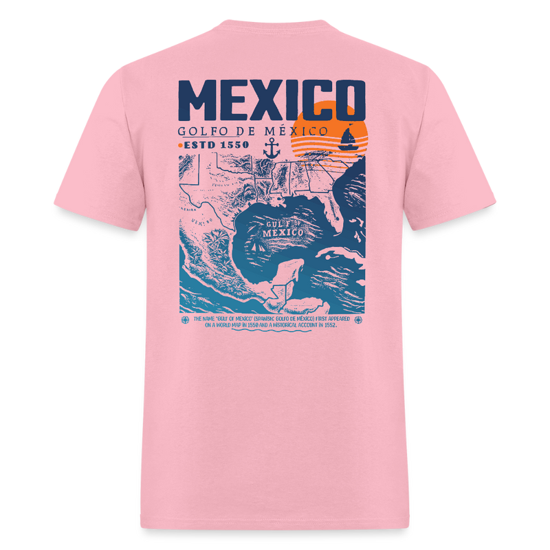 Gulf of Mexico Est. 1550 T Shirt - 5 - pink