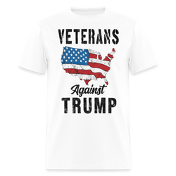 Veterans Againts Trump T Shirt - 19 - white