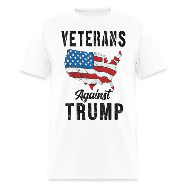 Veterans Againts Trump T Shirt - 19 - white