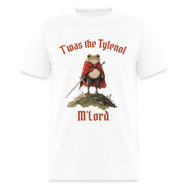 Frog T'Was The Tylenol M'Lord T Shirt - 2 - white