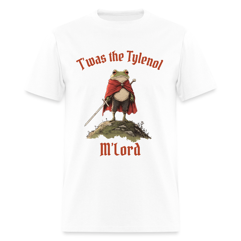 Frog T'Was The Tylenol M'Lord T Shirt - 2 - white