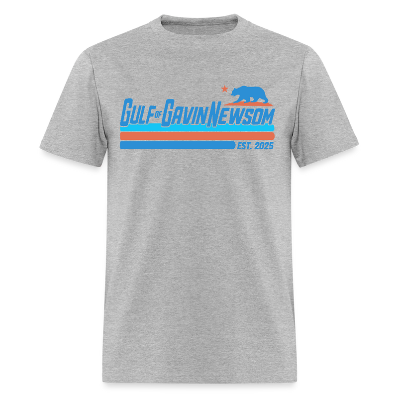 Gulf Of Gavin Newsom Est. 2025 T Shirt - heather gray