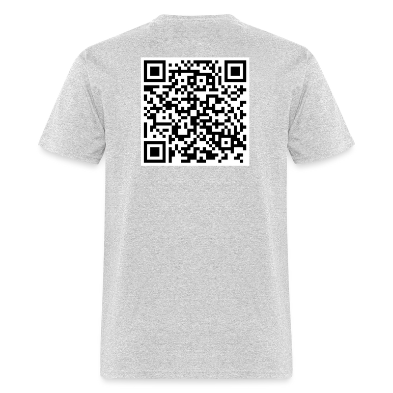 Have I Not Commanded You QR Code T Shirt - heather gray