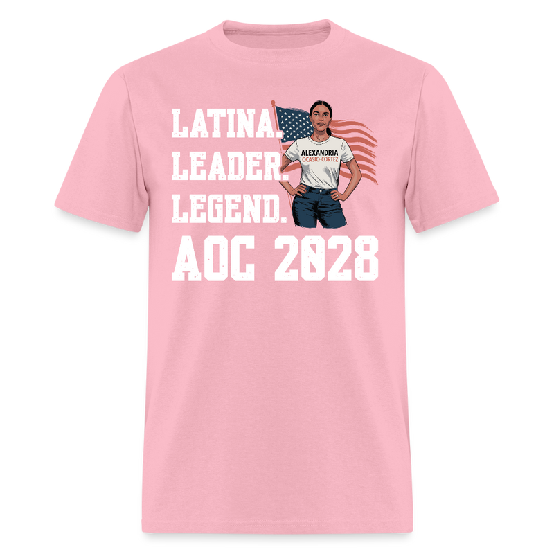 Latina Leader Legend AOC 2028 T Shirt - pink