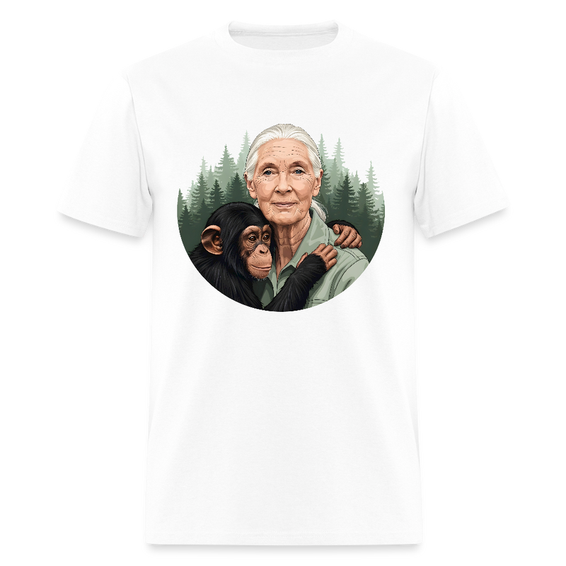 RIP Jane Goodall T Shirt - 2 - white