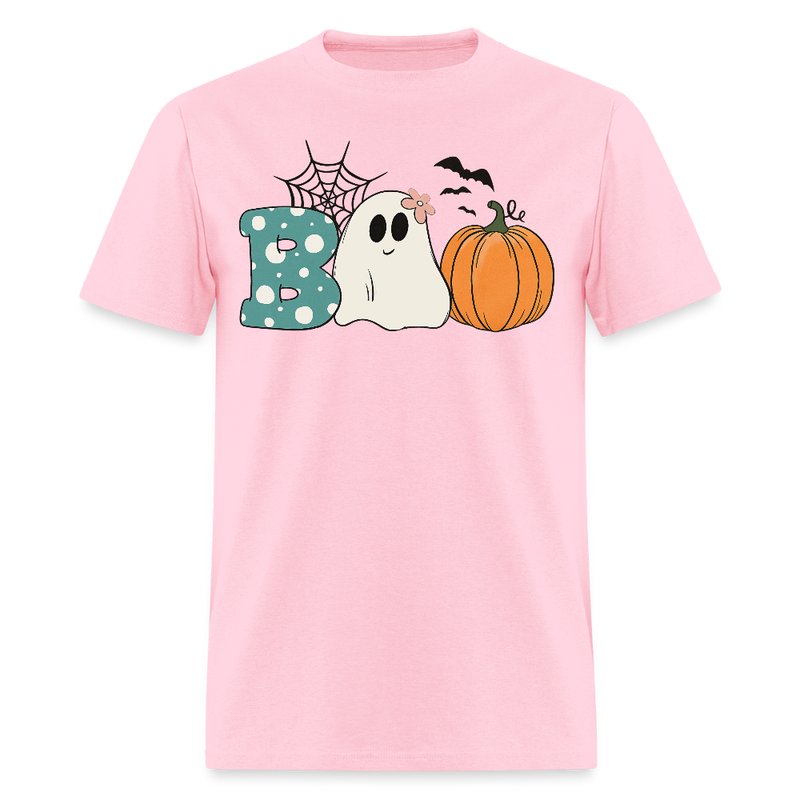 Boo Halloween T Shirt - 2 - pink