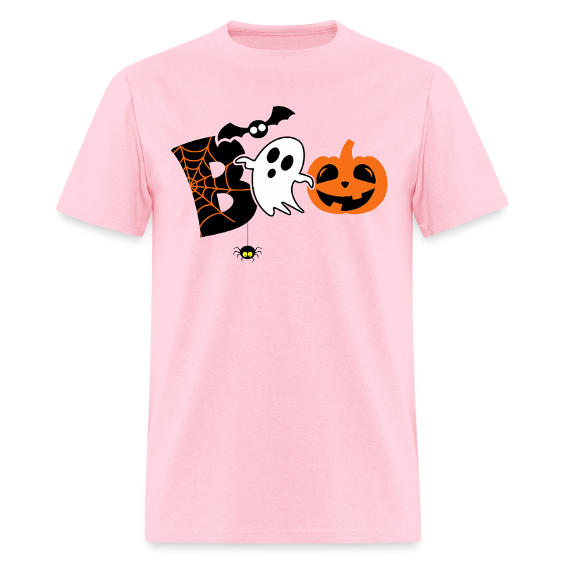 Boo Halloween T Shirt - 3 - pink