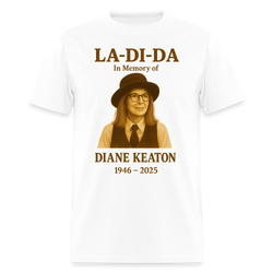 Diane Keaton T Shirt - 20 - white
